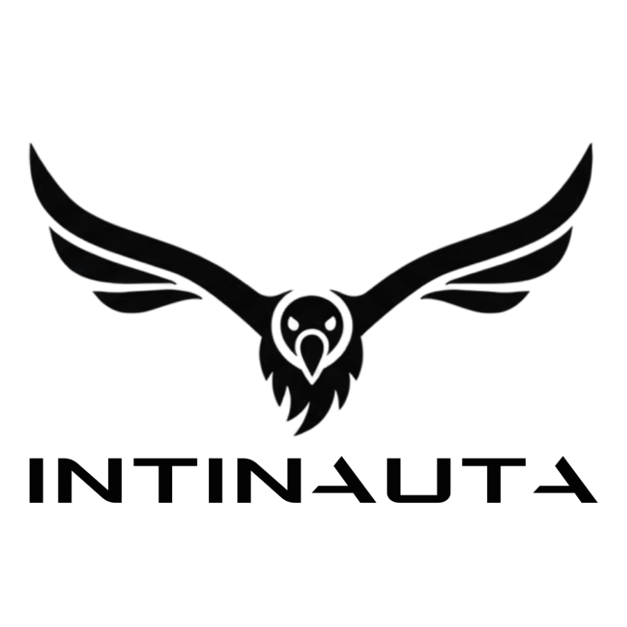Intinauta Logo - Black Monochrome
